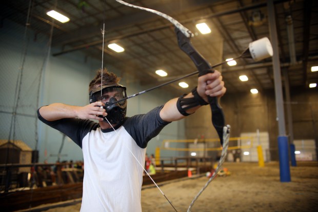 how to fire an archery tag bow